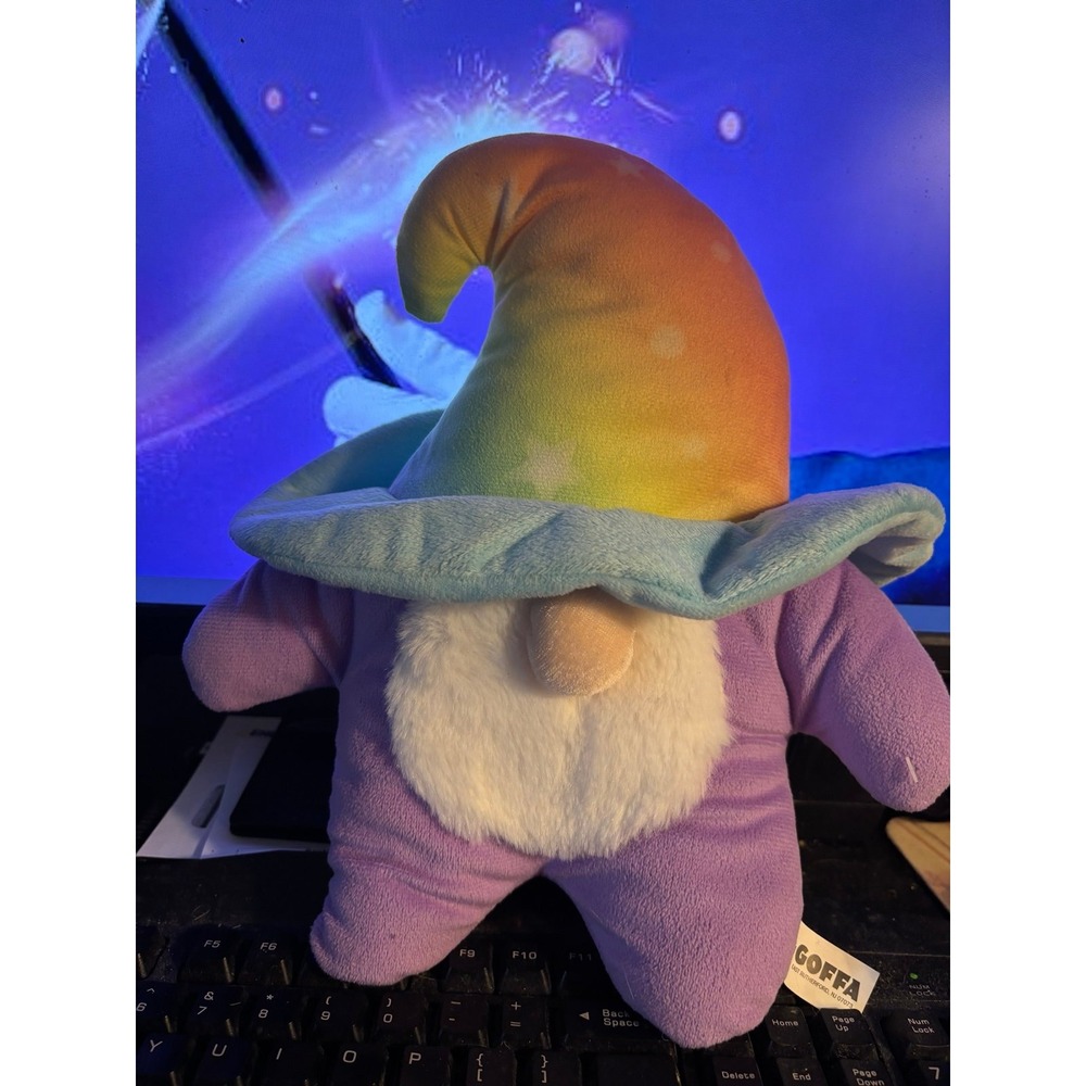 Goffa Gnome Rainbow Plush / Tags Rare